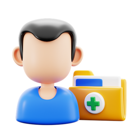Antécédents médicaux du patient  3D Icon