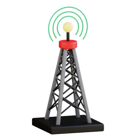 Antena  3D Icon