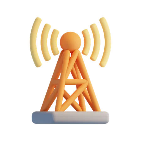 Antena  3D Icon