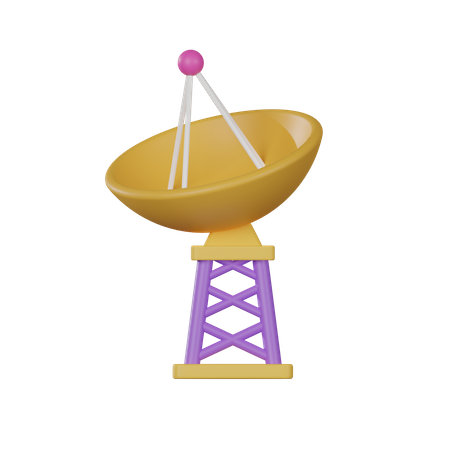 Antena  3D Icon