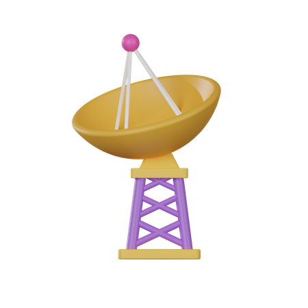 Antena  3D Icon