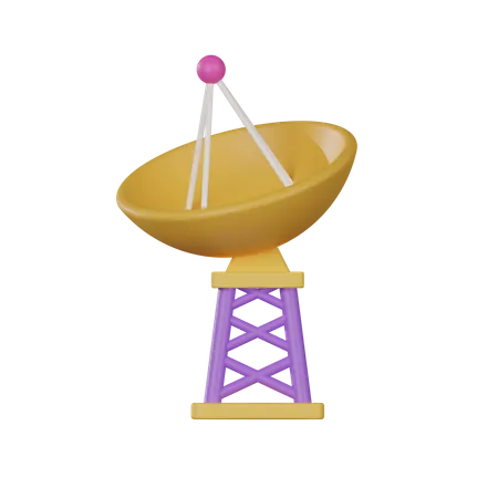 Antena  3D Icon
