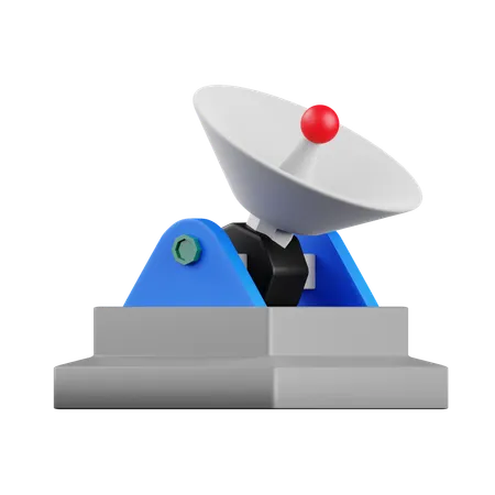 Antena espacial  3D Icon