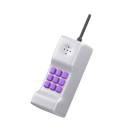 Telefone antena  3D Icon