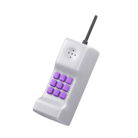 Telefone antena  3D Icon