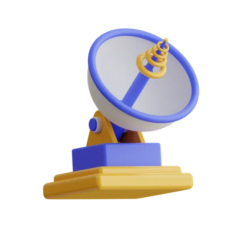 Antena parabólica  3D Icon