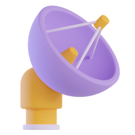 Antena parabólica  3D Icon