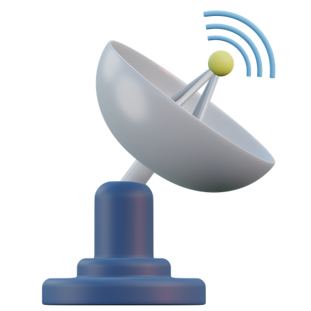 Antena parabólica  3D Icon