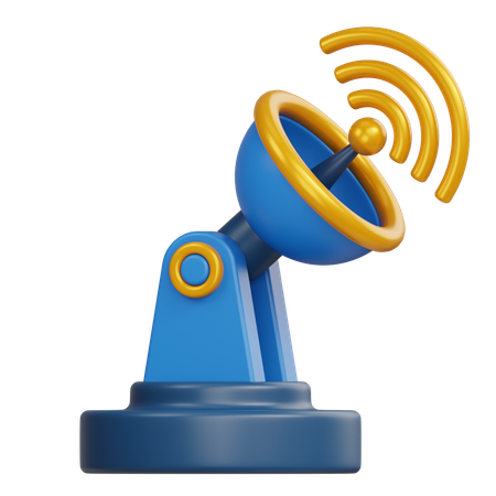 Antena parabólica  3D Icon