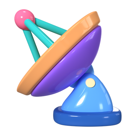 Antena parabólica  3D Icon