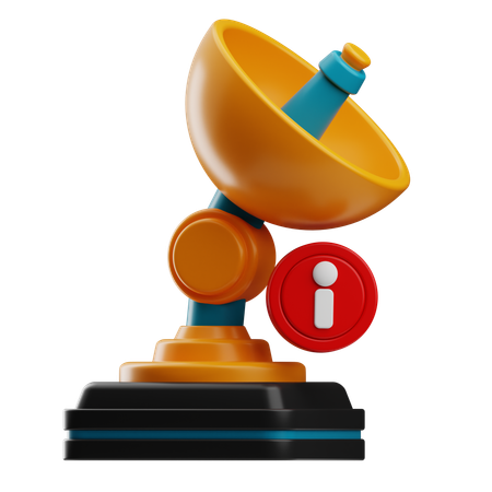 Antena parabólica  3D Icon