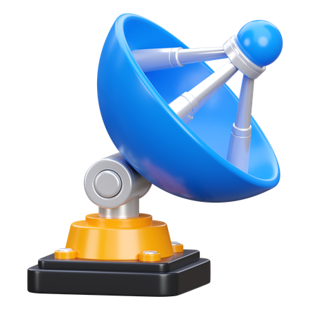 Antena parabólica  3D Icon