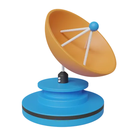 Antena parabólica  3D Icon