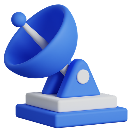 Antena parabólica  3D Icon