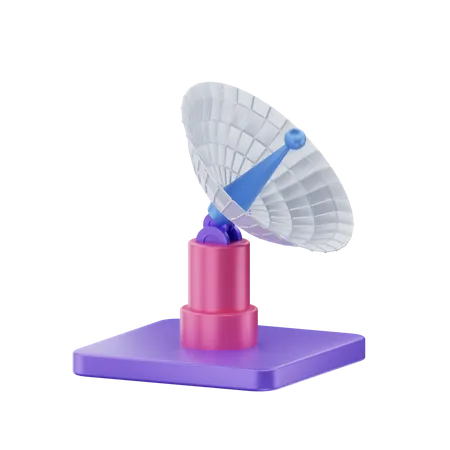 Antena parabólica  3D Icon