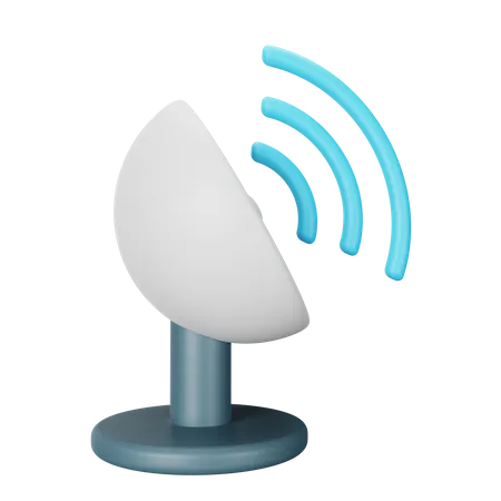 Antena parabólica  3D Icon