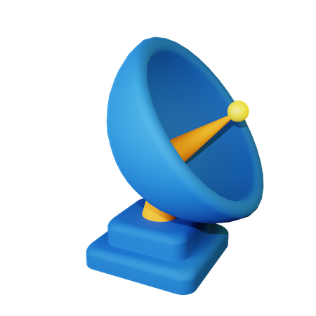 Antena parabólica  3D Icon