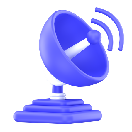 Antena parabólica  3D Icon