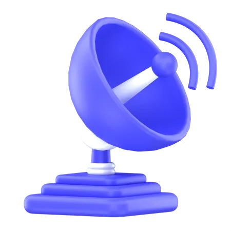 Antena parabólica  3D Icon