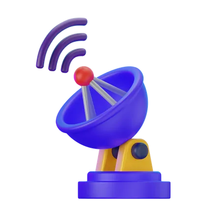 Antena parabólica  3D Icon