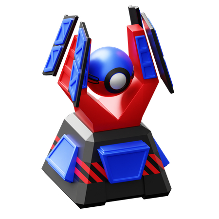 Robot de antena  3D Icon