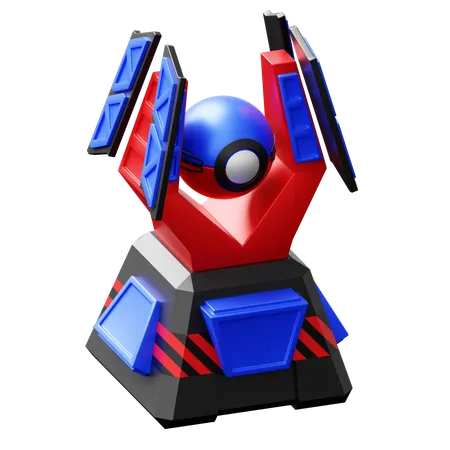 Robot de antena  3D Icon