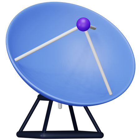 Antena satelital  3D Icon