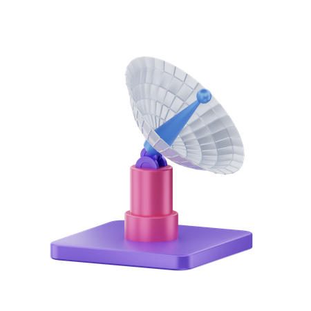 Antena parabólica  3D Icon