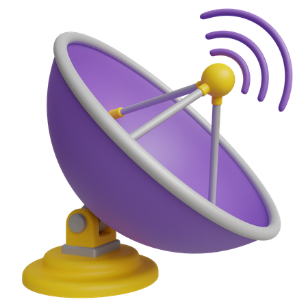 Antena parabólica  3D Icon