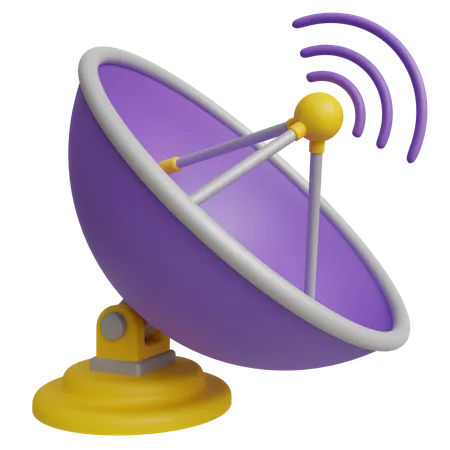 Antena parabólica  3D Icon