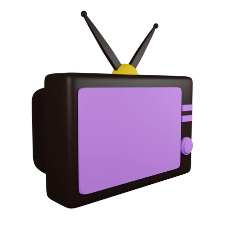 El Icono 3 D De Antena De TV Contiene Archivos PNG BLEND GLTF Y OBJ 3D Icon