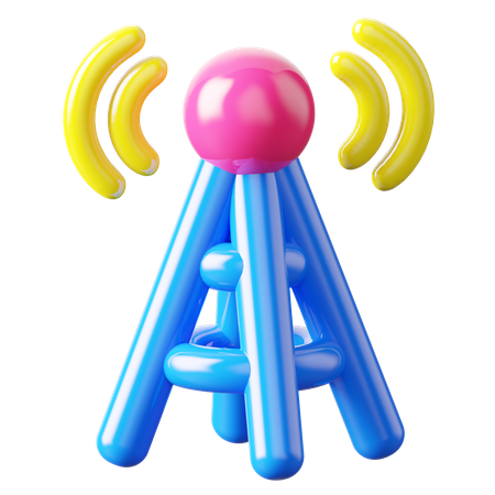 Antenna 3D Icon