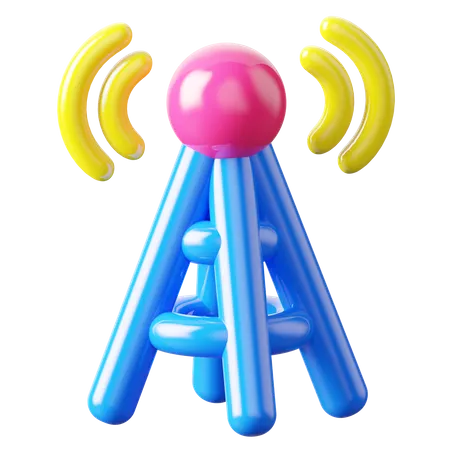 Antenna 3D Icon