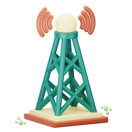 Antenna Tower  3D Icon