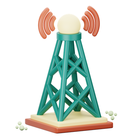 Antenna Tower  3D Icon