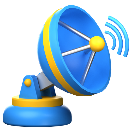 Antenne satellite  3D Icon