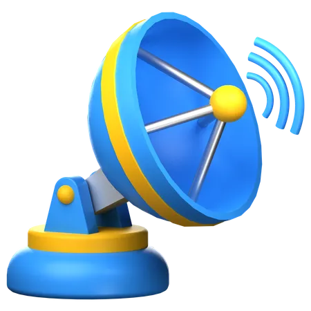 Antenne satellite  3D Icon