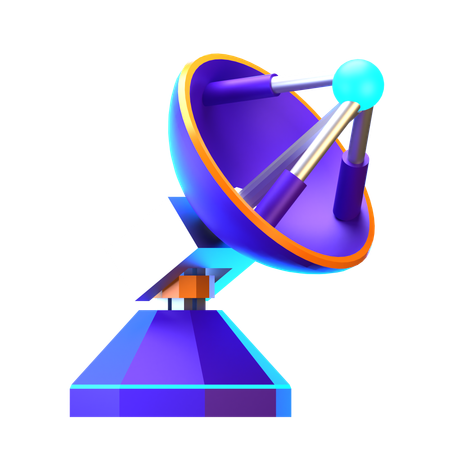 Antenne satellite  3D Icon