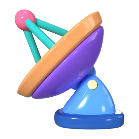 Antenne satellite  3D Icon