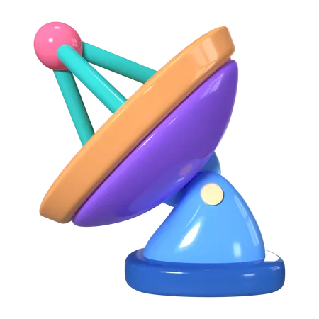 Antenne satellite  3D Icon