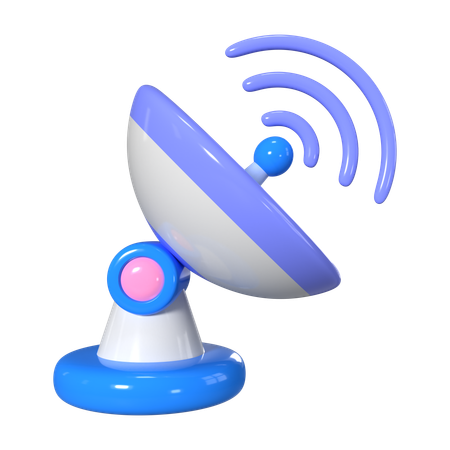 Antenne satellite  3D Icon