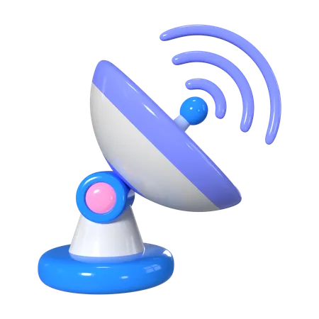 Antenne satellite  3D Icon