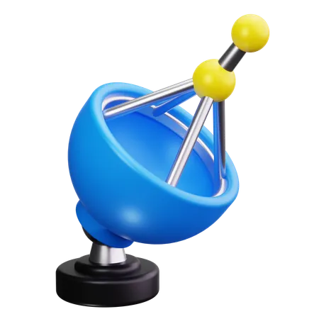 Antenne satellite  3D Icon