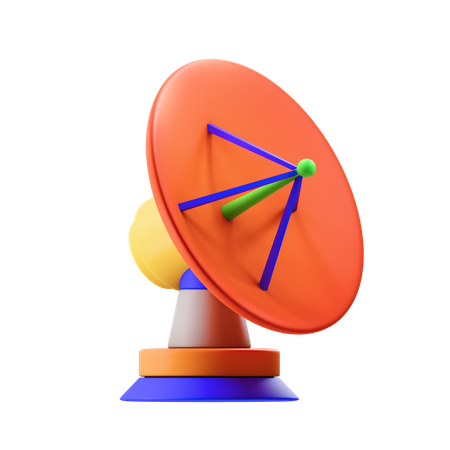 Antenne satellite  3D Icon