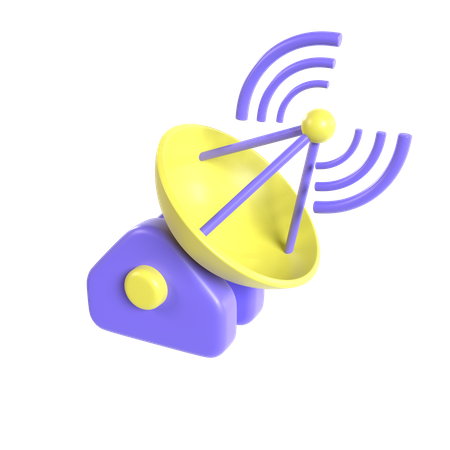 Antenne satellite  3D Icon