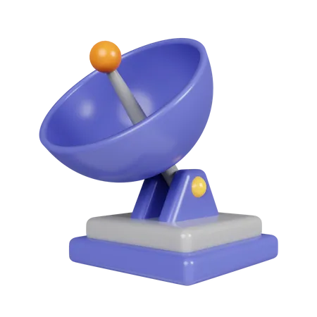 Antenne satellite  3D Icon