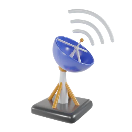 Antenne satellite  3D Icon