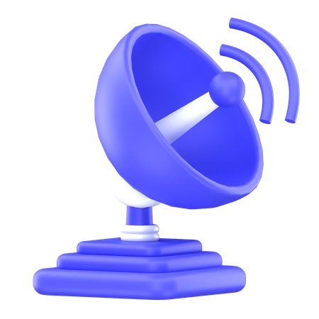 Antenne satellite  3D Icon