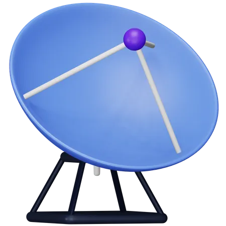Antenne Satellit  3D Icon