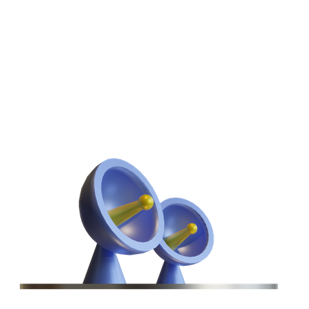Antenne satellite  3D Icon